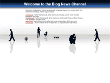 Tablet Screenshot of blognewschannel.com