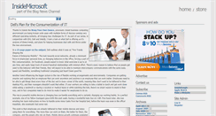 Desktop Screenshot of microsoft.blognewschannel.com